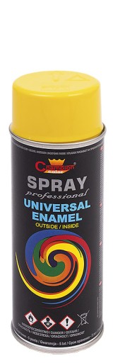 FARBA SPRAY UNIWERSALNA CHAMPION ŻÓŁTY RAL 1018 400ML