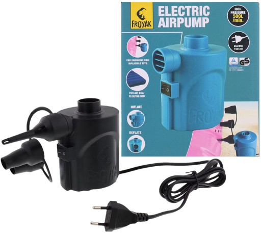 ELEKTRYCZNA POMPKA MATERACA DMUCHANY BASEN 230V