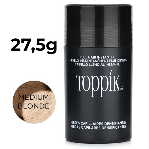 TOPPIK MIKROWŁÓKNA zagęszczanie 27,5g MEDIUM BLOND