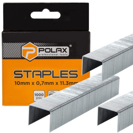 POLAX ZSZYWKI TAPICERSKIE TAKER TYP 53 (530/A) 10x0,7x11,3MM 1000SZT/OPAK