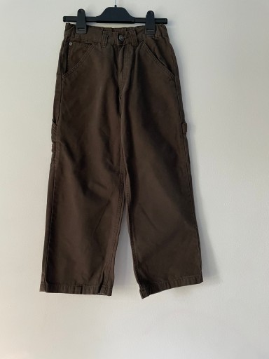 JEANSY---SPODNIE LOOSE---7-8 L---128