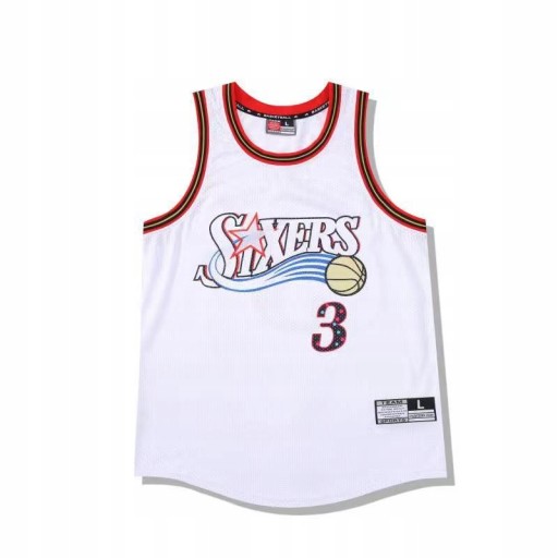 Strój koszykarski Lakers Bulls 76ers Rockets, 3XL