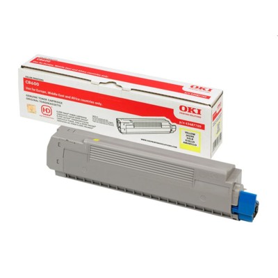 Toner OKI C8600 Yellow [B] 43487709 OKI