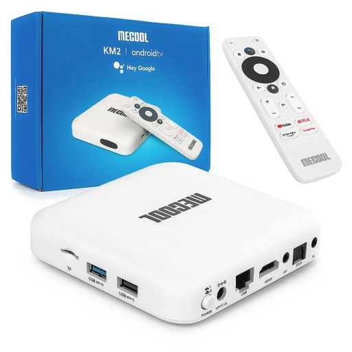 Android 10 TV BOX MECOOL KM2 Netflix Disney+ Google Dolby Audio Chromecast