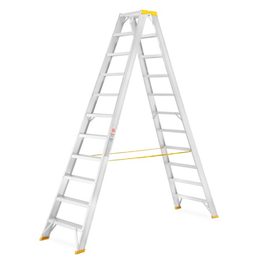 Drabina aluminiowa montażowa ALOSS 2x11 4,34m