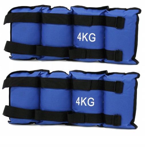 OBCIĄŻNIKI CIĘŻARKI NA KOSTKI NADGARSTKI 4KG 2x2