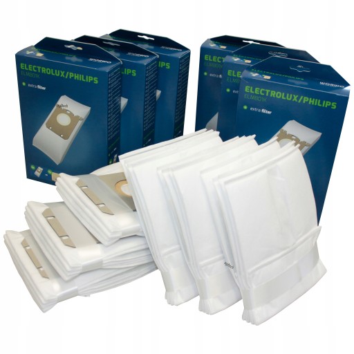 WORKI DO ODKURZACZA ELECTROLUX PHILIPS BAG 24 SZT