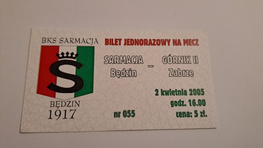 SARMACJA BĘDZIN - GÓRNIK II ZABRZE 02-04-2005