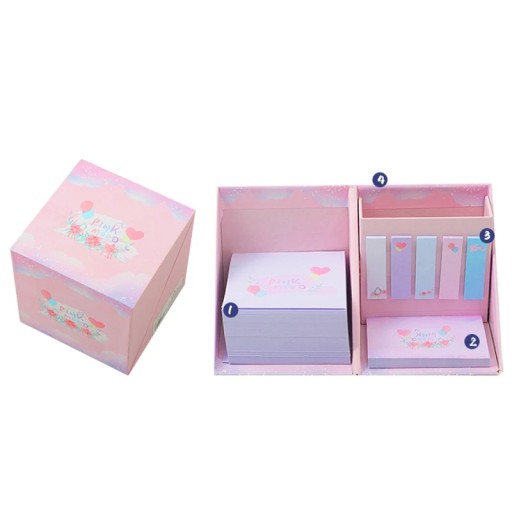 Note Paper Stationary Kit with Small Index Tabs
