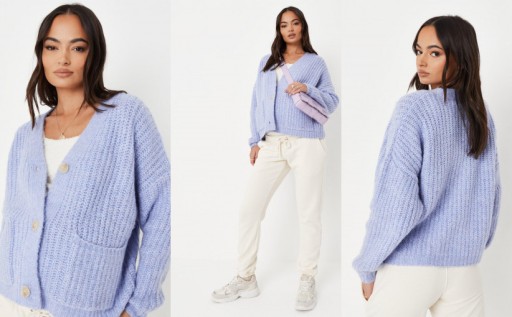 8J 901 MISSGUIDED SWETER CARDIGAN BOYFRIEND 34/36
