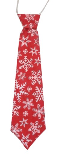 Krawat dla chłopca na ŚWIĘTA na gumce 3-5 latek 23cm