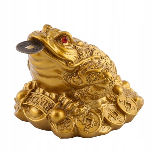 FENG SHUI ŻABA PIENIĘDZY TRÓJNOŻNA ŻABA