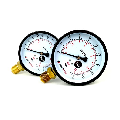 Manometr 100 mm 16 bar 1,6 MPa, Kl.1.6 , G1/2