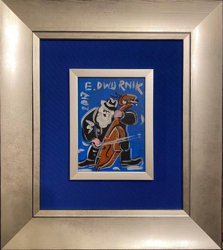 EDWARD DWURNIK - AKRYL - Kontrabasista