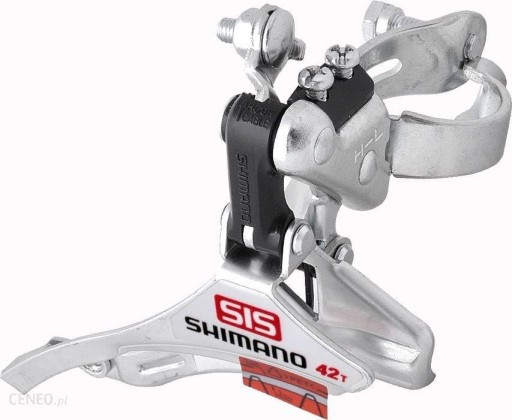 przerzutka przód SHIMANO FD-TY10 TOURNEY 31,8 DOLNY CIĄG 42Z 3 x 6/7