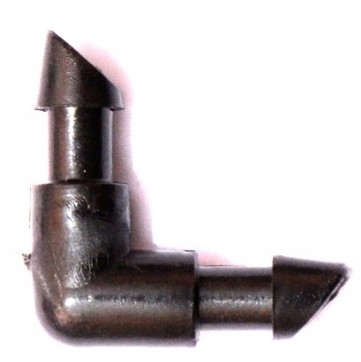 1X ZŁĄCZKA ŁĄCZNIK KOLANKO PLASTIKOWY DO WĘŻY 4X4 mm