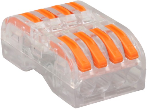 SZYBKOZŁĄCZKA UNIWERSALNA ZŁĄCZKA OTWIERANA 0,5x4mm2 TRACON OVOTT44