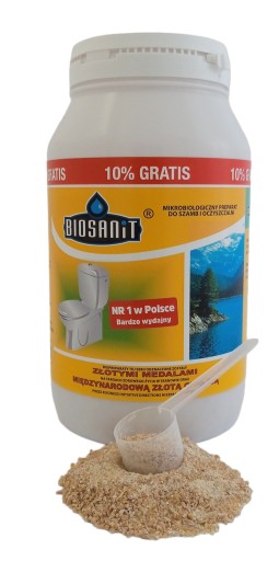 Bakterie preparat biopreparat 1,1kg Biosanit