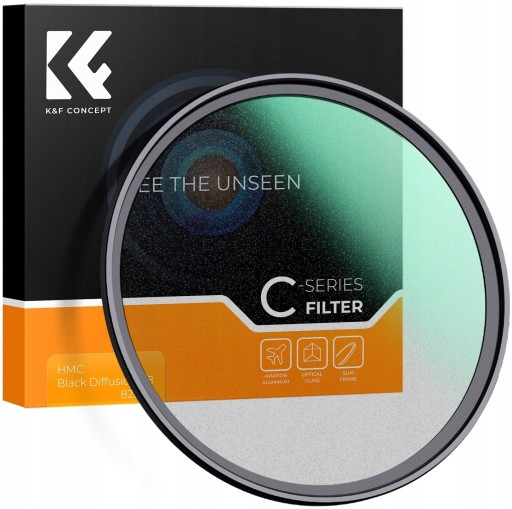 K&F FILTR dyfuzyjny efektowy Black Mist 1/8 Nano-C 49 mm