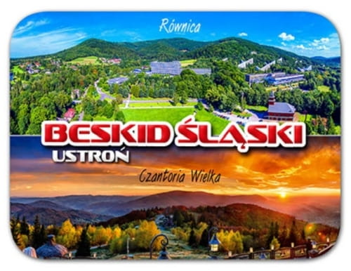 BESKID ŚLĄSKI USTROŃ MAGNES PAMIĄTKOWY WIT
