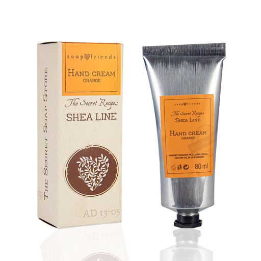 Zapachowy Krem do rąk z masłem shea Pomarańcza 80 ml Soap&Friends