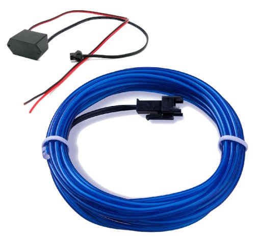3M ŚWIATŁOWÓD EL WIRE LED TAŚMA PASEK AMBIENT
