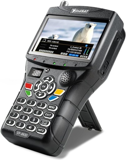 Satellite Meter SAT Finder Supports DVB-S2/S/S2X/T2/T/C FindSat VF-9930Pro