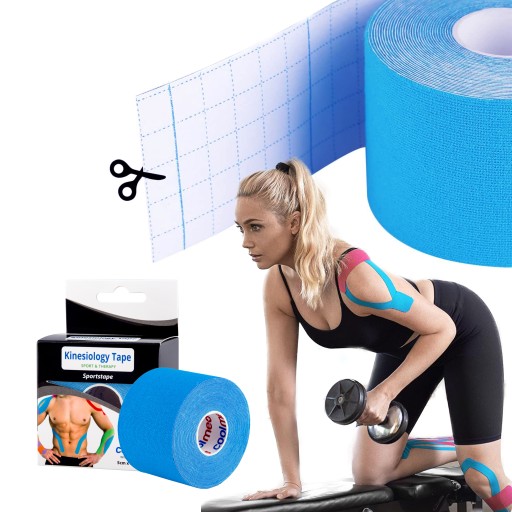 Taśmy medyczne sportowe tape tejpy kinesiology plastry kinezjologiczne