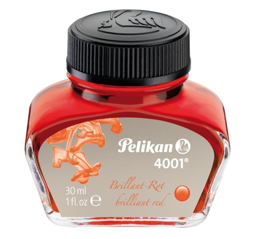 ATRAMENT PELIKAN DO PIOR 4001 30ML BRILLIANT RED 301036
