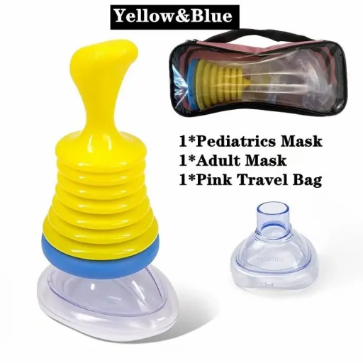 1Set Health Care Choking Rescue Device Home Travel Kit for Adult and