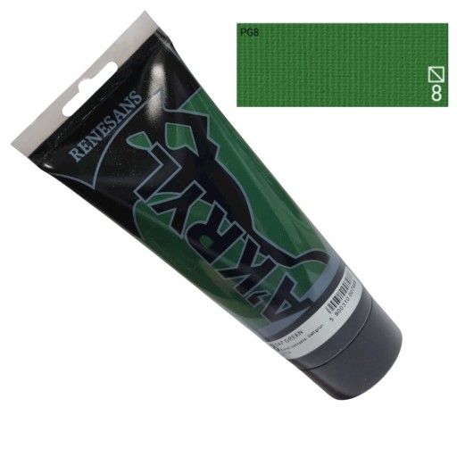 Farba akrylowa 200ml zieleń soczysta Renesans NR18