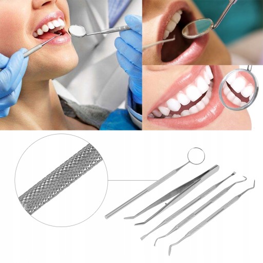 ZESTAW ZĘBÓW DENTYSTY NARZĘDZI DO CZYSZCZENIA