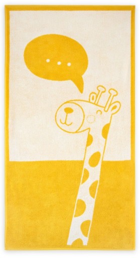 ZWOLTEX Ręcznik ŻYRAFA 70x130cm DLA DZIECKA
