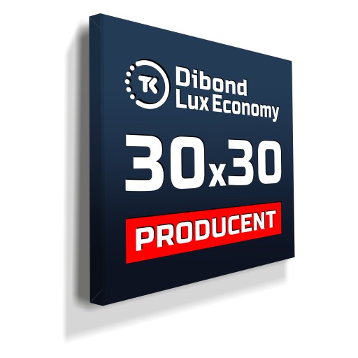 Kaseton reklamowy LED Dibond LUX ECONOMY 30x30cm