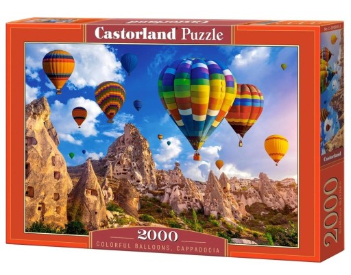 PUZZLE 2000 COLORFUL BALLOONS, CAPPADOCIA CASTOR..