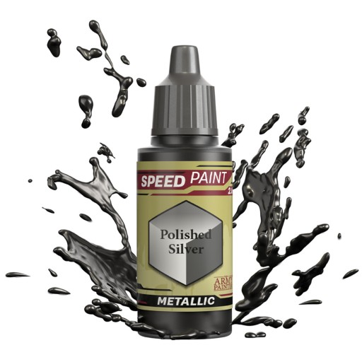 ARMY PAINTER SPEEDPAINT METALLIC 2.0 POLISHED SILVER
