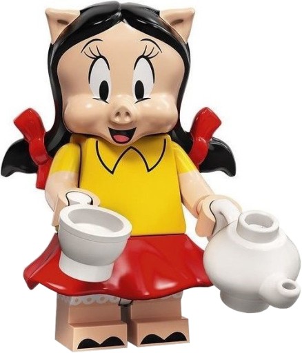 LEGO MINIFIGURES SERIA LOONEY TOONS FIGURKA ŚWINKA PETUNIA 71030 11