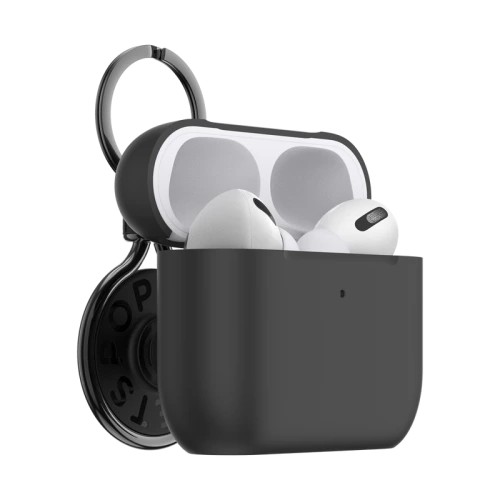 Popsockets etui do airpods z brelokiem Black