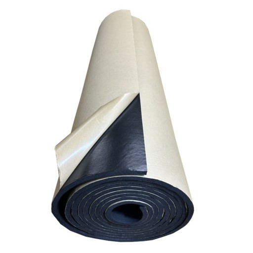 PIANKA KAUCZUKOWA ABM MATA GUMOWA WYGŁUSZAJĄCA Z KLEJEM 6mm 25x100cm