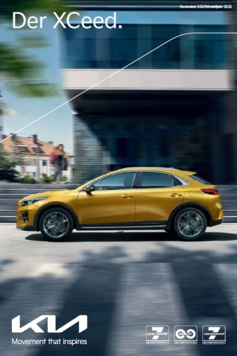 Kia xCeed prospekt model 2022