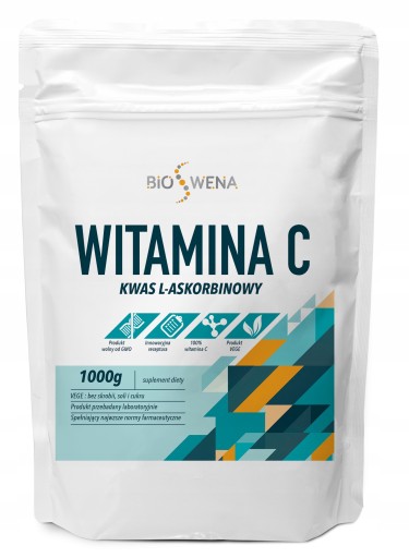 WITAMINA C 1kg -1000g KWAS L-ASKORBINOWY/ BIOSWENA
