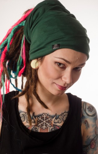 rock komin boho dredy,warkoczyki,dredloki L/XL