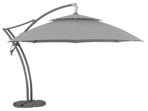 Parasol ogrodowy 4,2 m Ibiza - dwie nogi boczne