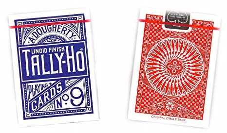 Karty do gry Tally-Ho Mix Red & Blue Circle