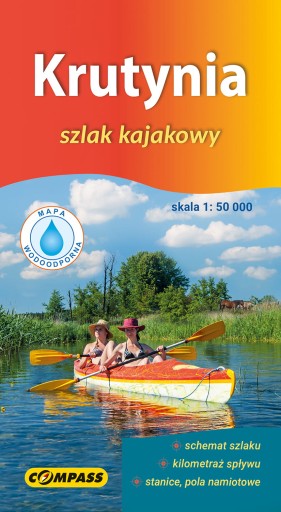 KRUTYNIA mapa kajakowa 1:50 000 COMPASS 2023