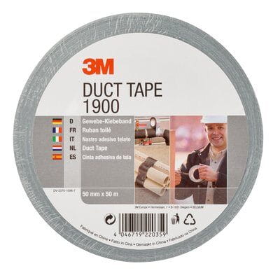 3M Taśma naprawcza DUCT TAPE 1900 srebrna 50mmx50m