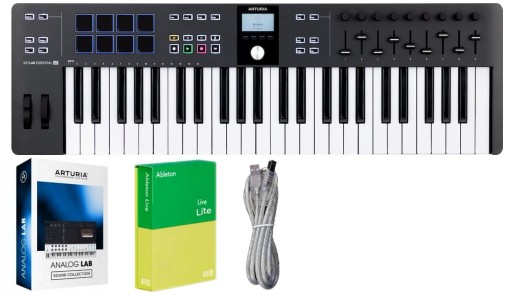 ARTURIA KEYLAB 49 MK3 ESSENTIAL BK KLAWIATURA STER