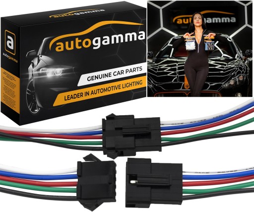 Złączka taśma LED komplet wtyczka + gniazdo JST SM 5PIN