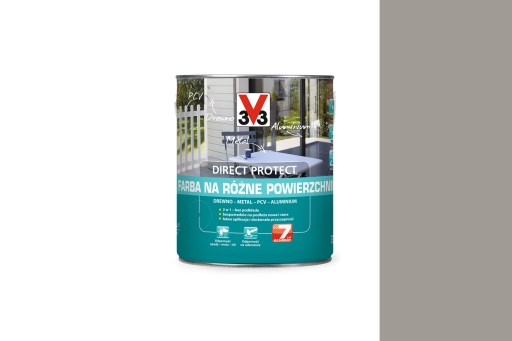 FARBA WIELOPOWIERZCHNIOWA V33 DIRECT PROTECT SATYNA SZARY ALPEJSKI 2,5L