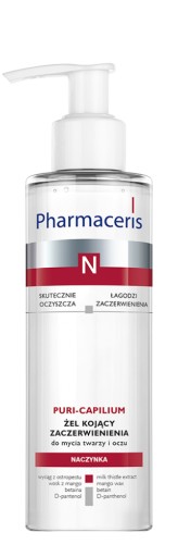 PHARMACERIS N PURI-CAPILIUM KOJĄCY ŻEL DO MYCIA TWARZY I OCZU 190ML